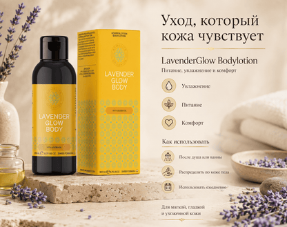 Armelite LavenderGlow Body Lotion 200 ml Lotion Verpackung