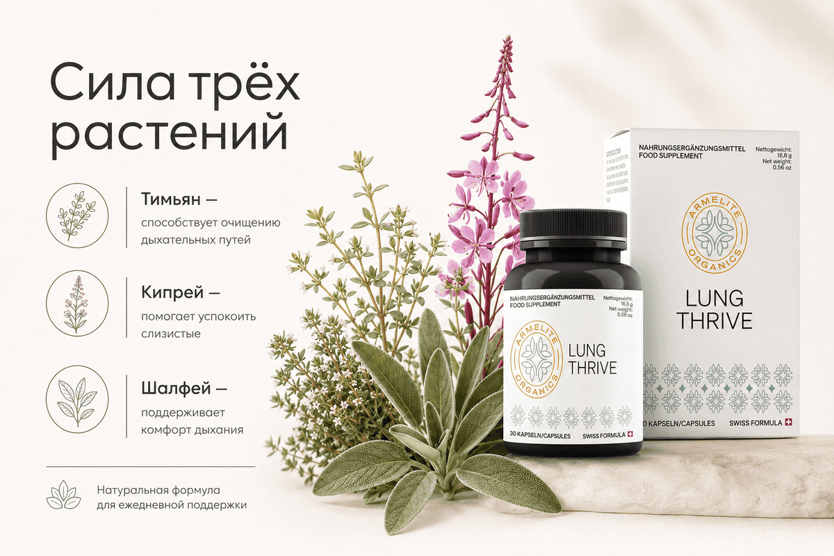 Armelite LungThrive 30 Kapseln Inhaltsstoffe