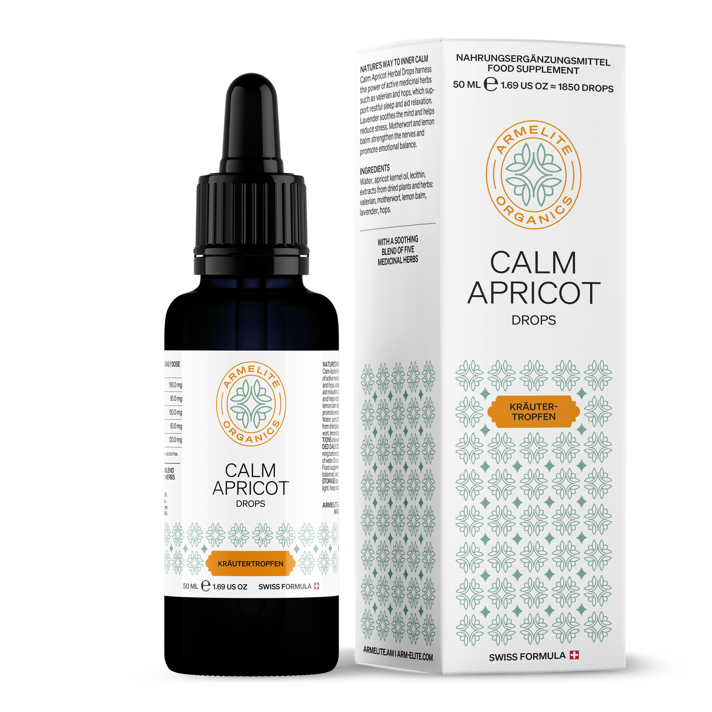 CalmApricot Բուսական կաթիլներ 50 մլ