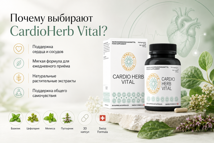 Armelite CardioHerb Vital 30 պարկուճ