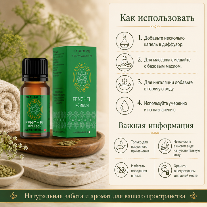Armelite Սամիթի յուղ 10 մլ