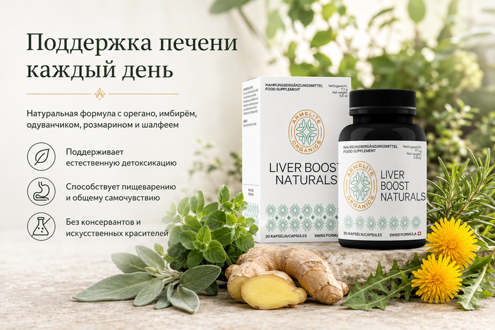 LiverBoost Naturals 30 պարկուճ