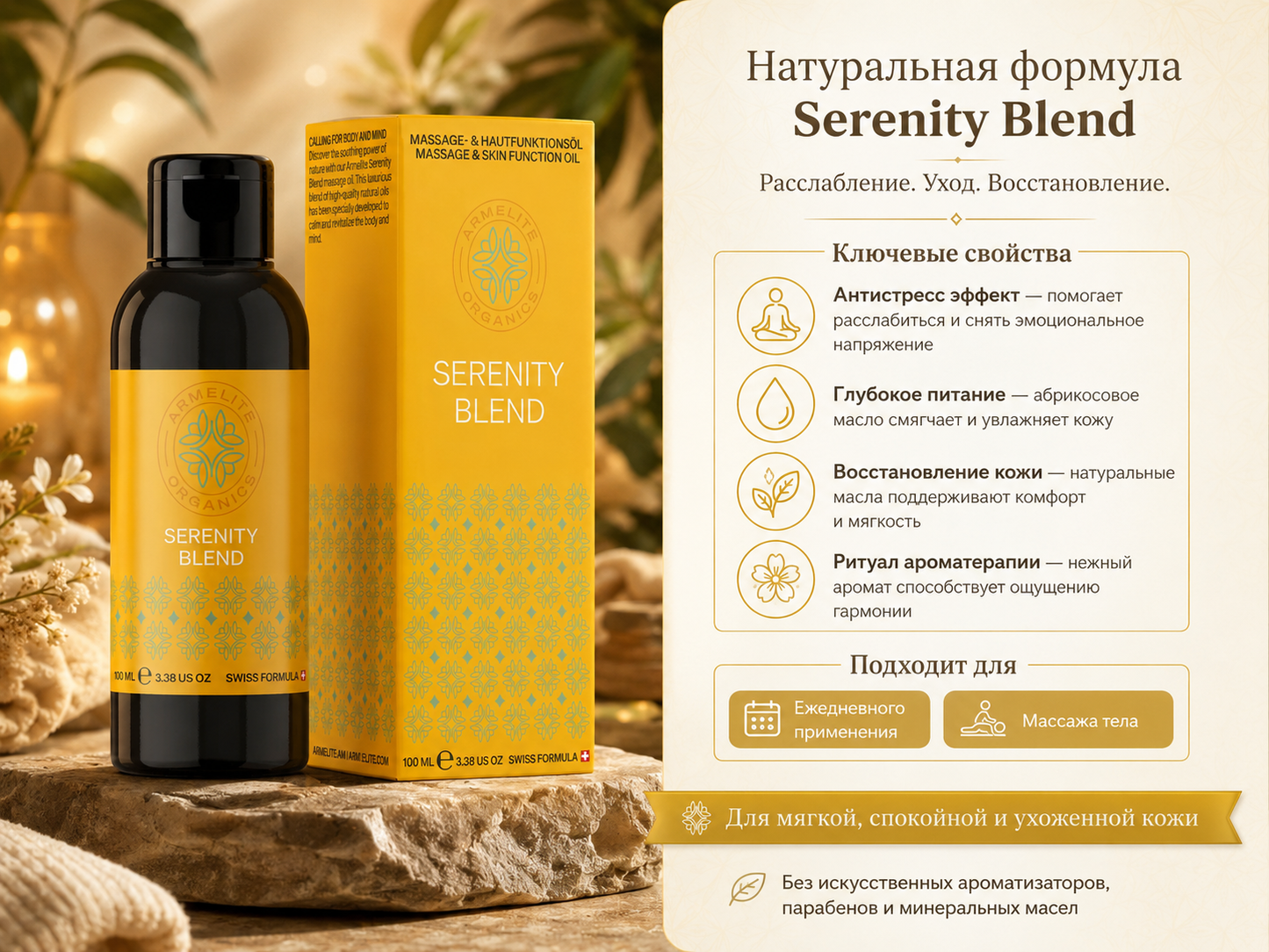 Armelite Մերսման յուղ Serenity Blend 100 մլ