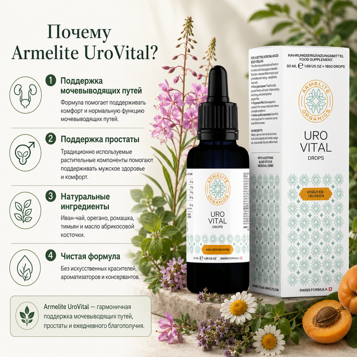 UroVital Բուսական կաթիլներ 50 մլ