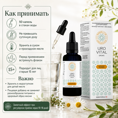 UroVital Բուսական կաթիլներ 50 մլ